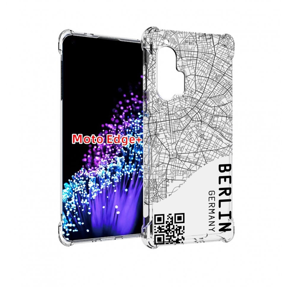 

Чехол MyPads схема-берлин для Motorola Edge+ Plus, Прозрачный, Tocco