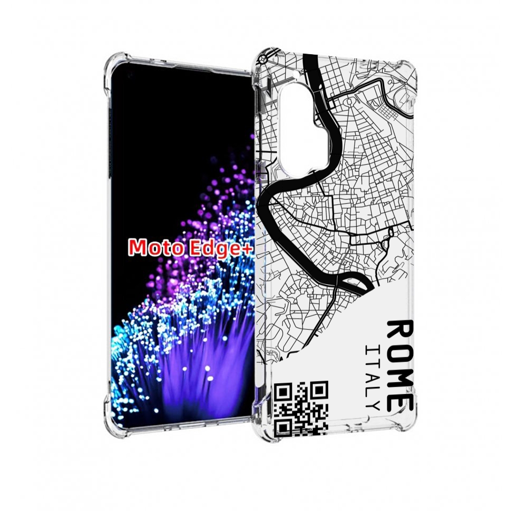 

Чехол MyPads схема-рим для Motorola Edge+ Plus, Прозрачный, Tocco