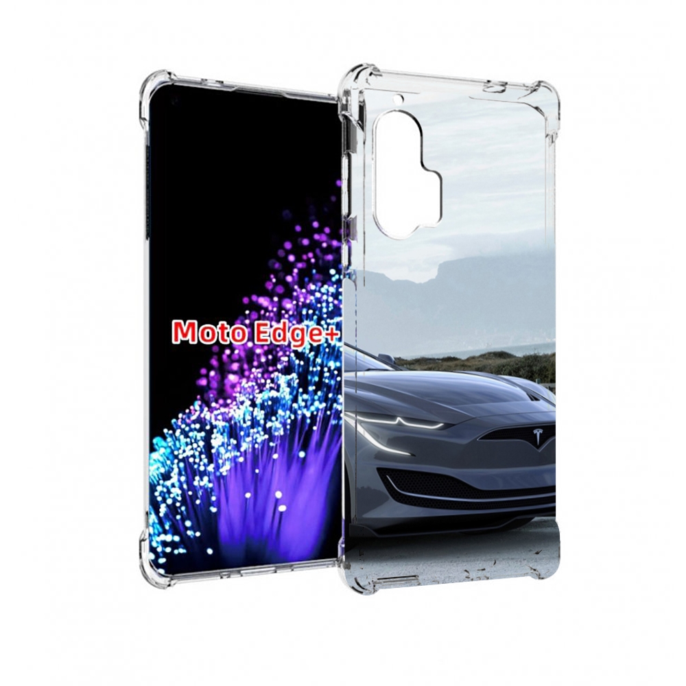 

Чехол MyPads тесла tesla 2 мужской для Motorola Edge+ Plus, Прозрачный, Tocco