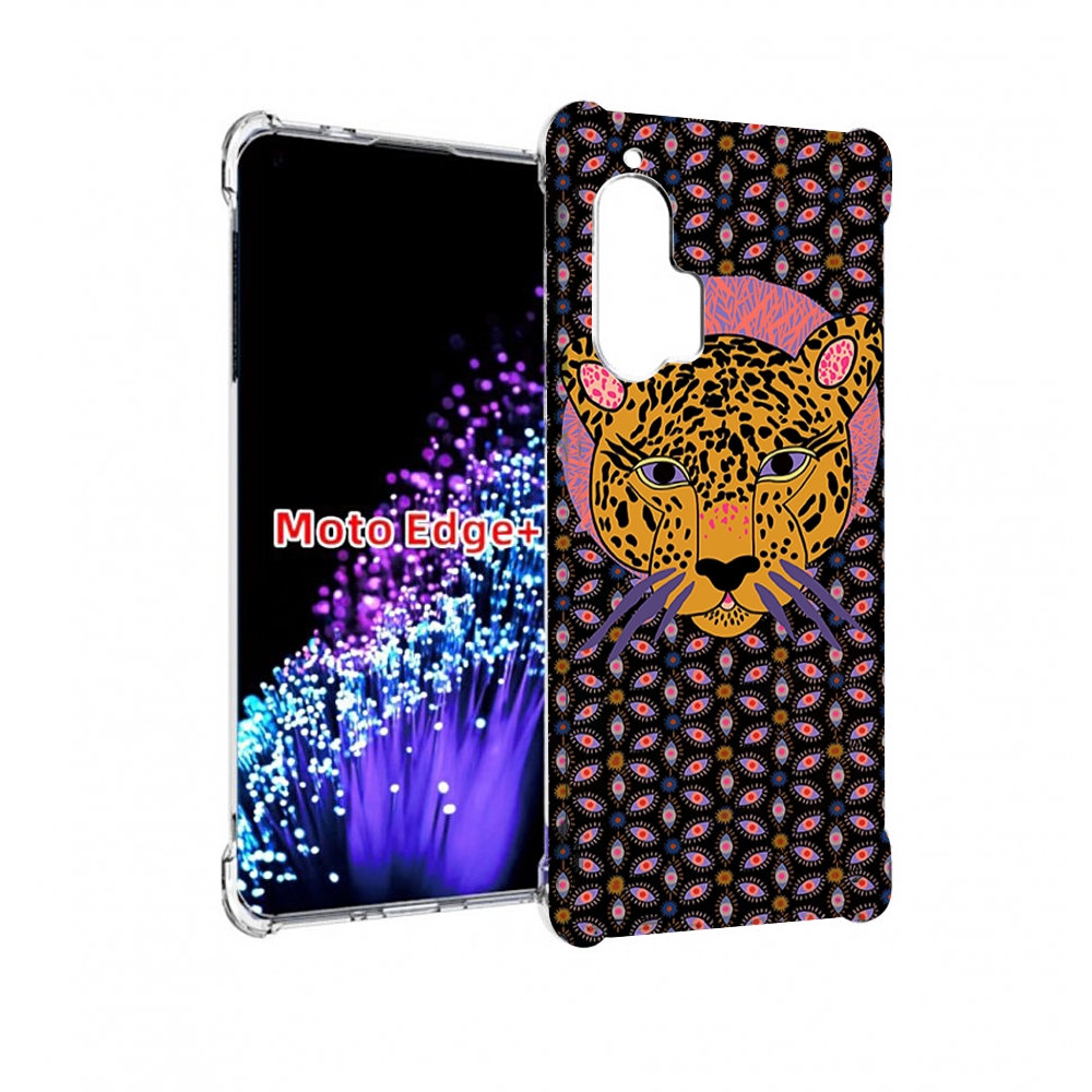 

Чехол MyPads тигр-в-глазах для Motorola Edge+ Plus, Прозрачный, Tocco