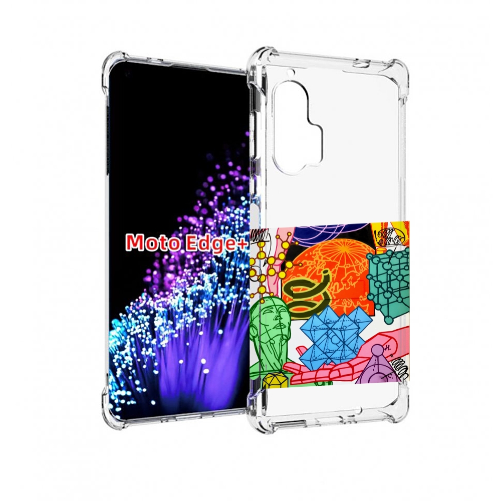 

Чехол MyPads физика-химия для Motorola Edge+ Plus, Прозрачный, Tocco