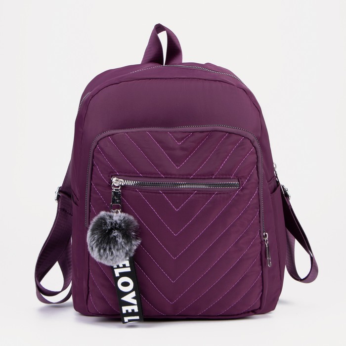 

Рюкзак женский NoBrand 7345659, фиолетовый, 7345659