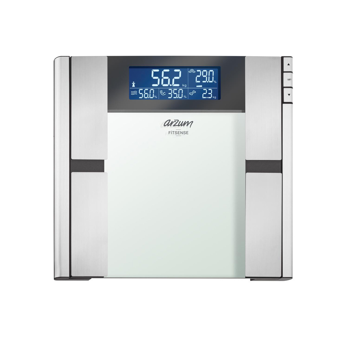 фото Весы напольные arzum fitsense ar553 silver