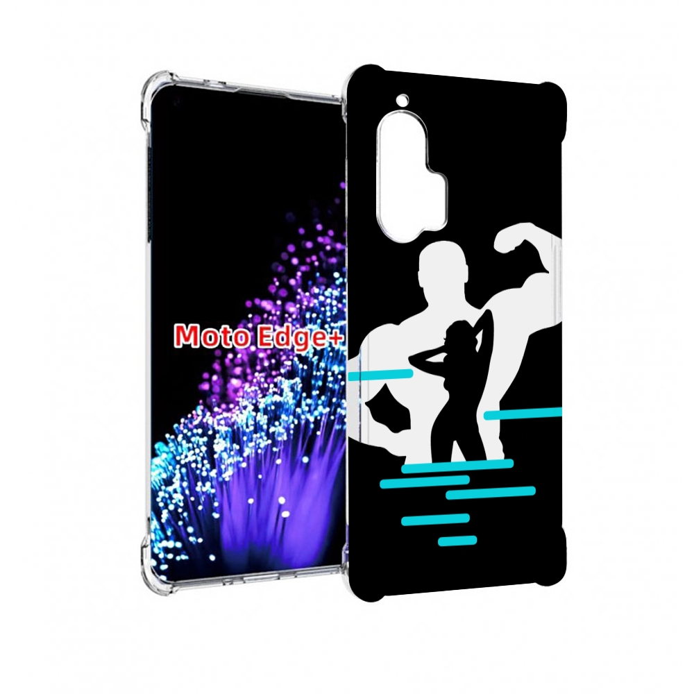 

Чехол MyPads фитнес-тренировка для Motorola Edge+ Plus, Прозрачный, Tocco