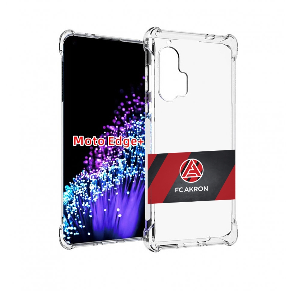 

Чехол MyPads фк акрон тольятти мужской для Motorola Edge+ Plus, Прозрачный, Tocco