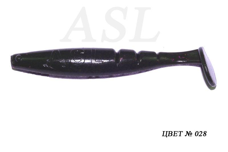 

Силиконовая приманка ASL Самурай цв. 028 L-12см 4шт/уп, Самурай