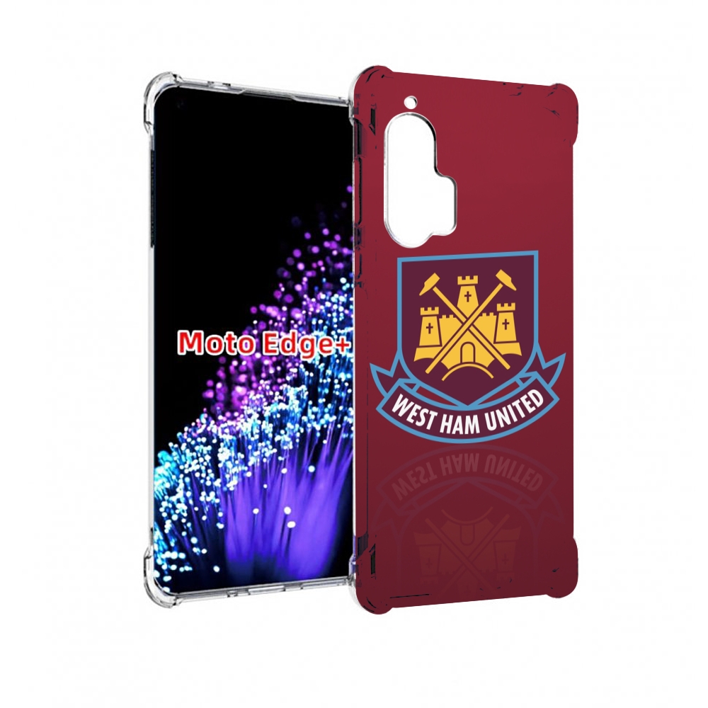 

Чехол MyPads фк вест хэм мужской для Motorola Edge+ Plus, Прозрачный, Tocco