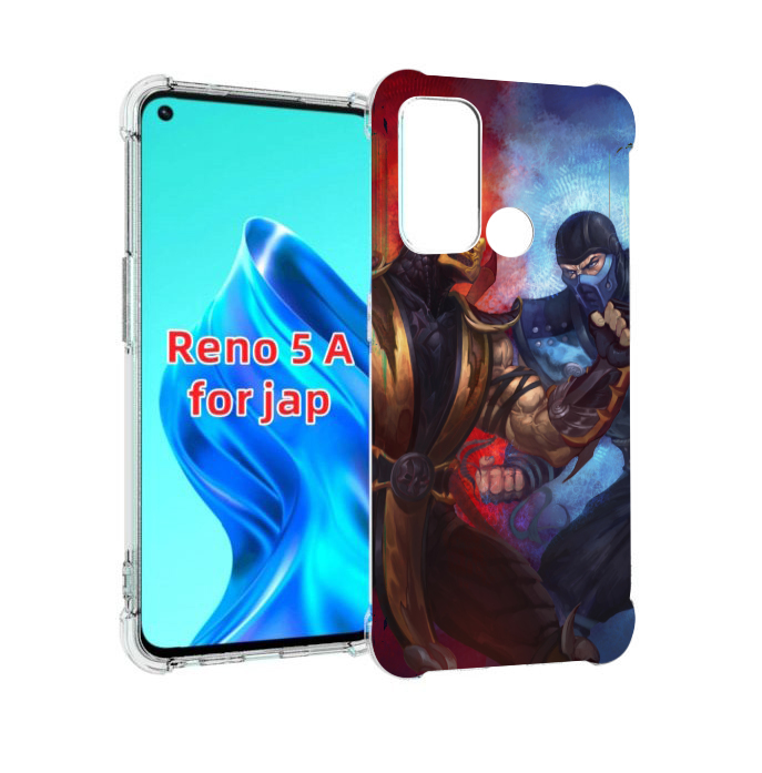 

Чехол MyPads Mortal Kombat art для Oppo Reno 5A, Прозрачный, Tocco