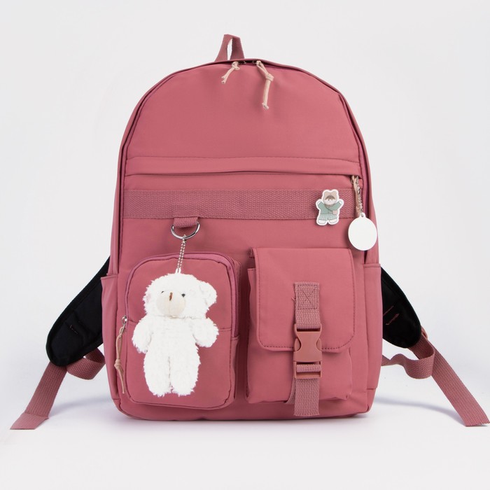 

Рюкзак женский NoBrand 7344186, розовый, 7344186