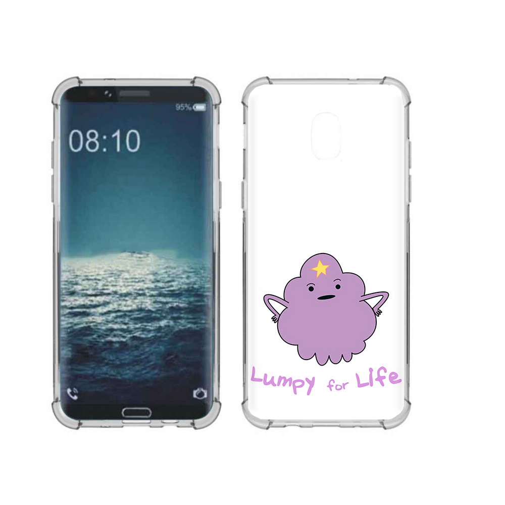 

Чехол MyPads Tocco для Samsung Galaxy J3 Принцесса пупырчатого королевства, Прозрачный, Tocco