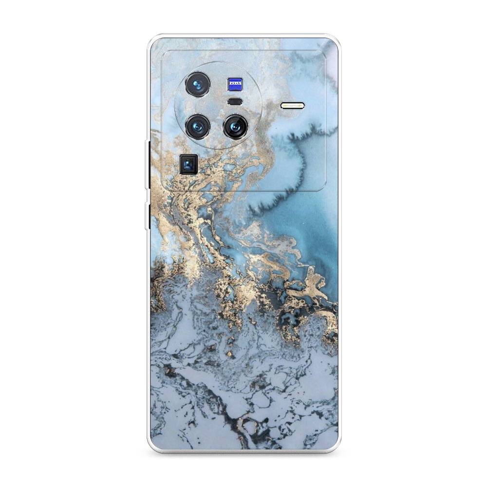 

Чехол Awog на Vivo X80 Pro "Морозная лавина синяя", 266650-3