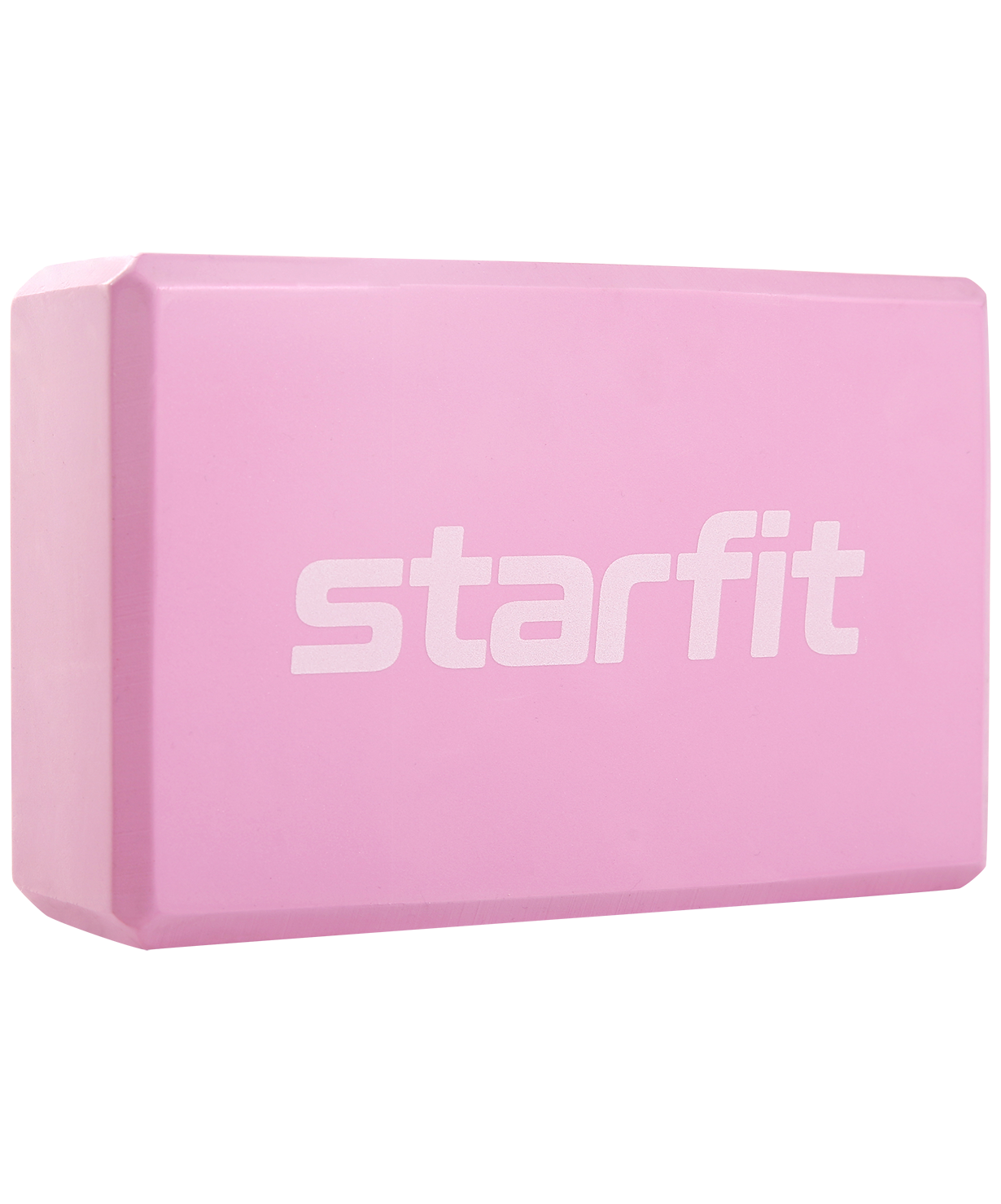 Блок для йоги StarFit Core YB-200 EVA 22,5x8x15,2 см, розовый пастель