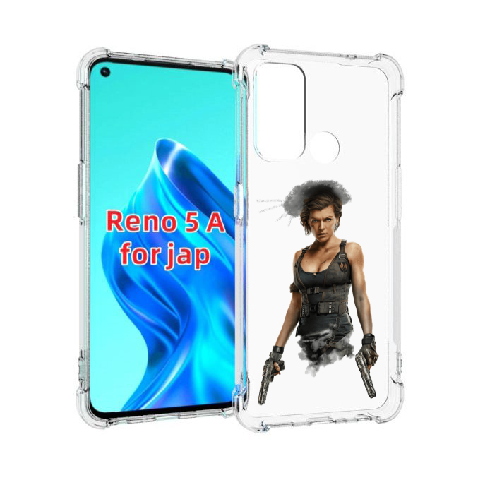 

Чехол MyPads Resident-Evil для Oppo Reno 5A, Прозрачный, Tocco