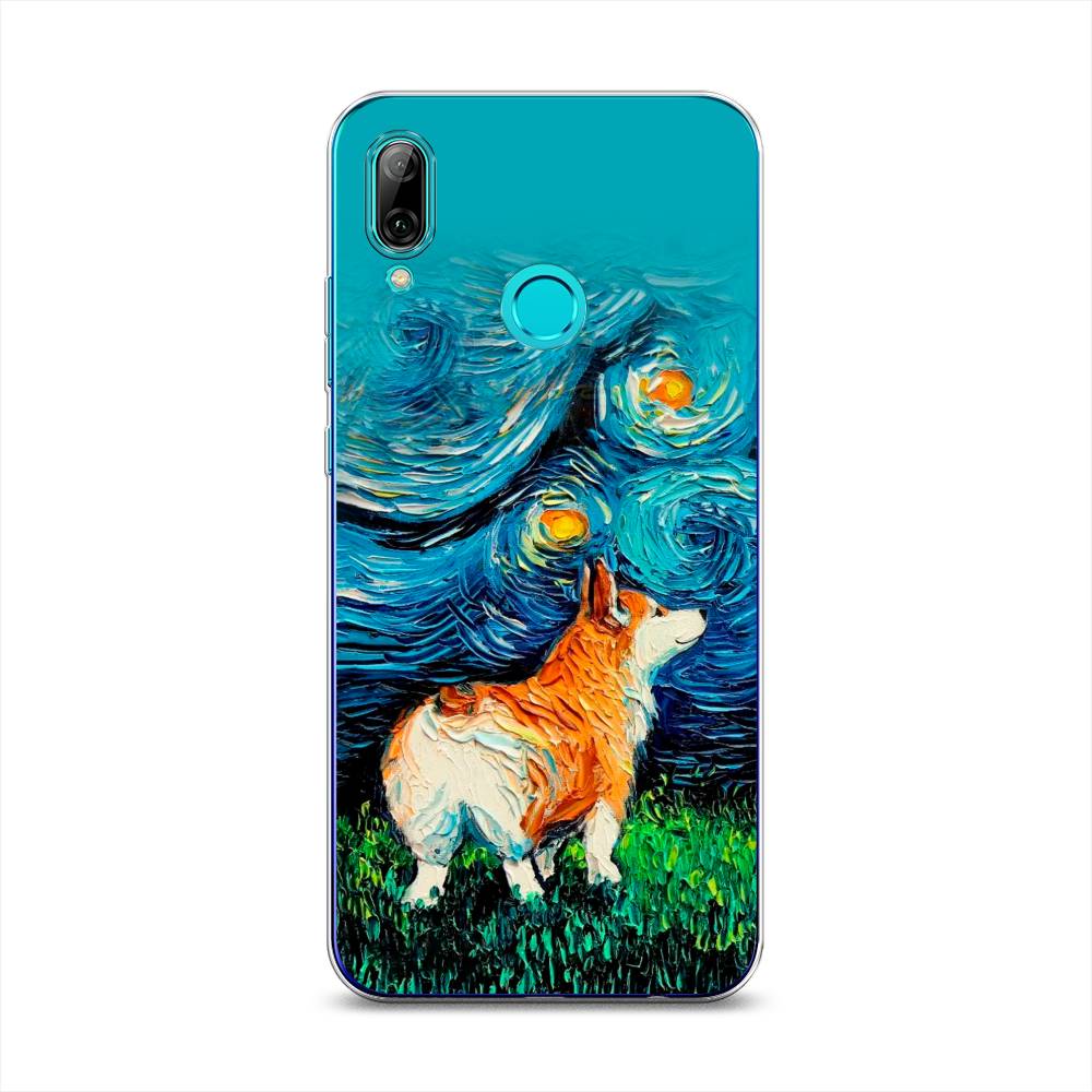

Чехол на Honor 10 Lite "Корги звёздная ночь", Коричневый;белый;зеленый, 67250-1