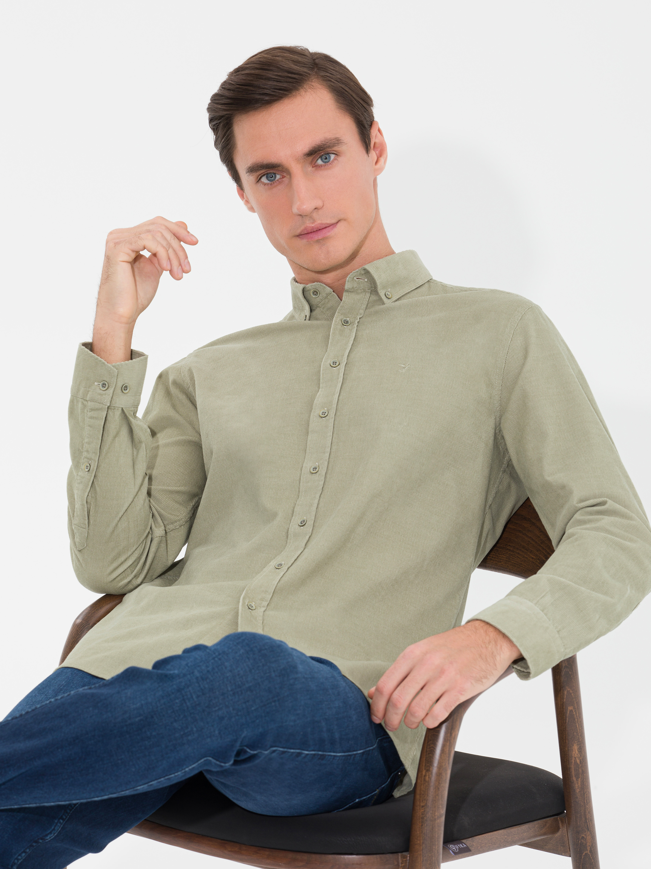 

Рубашка мужская Cacharel G051SZ0040EDEN зеленая S, Зеленый, G051SZ0040EDEN