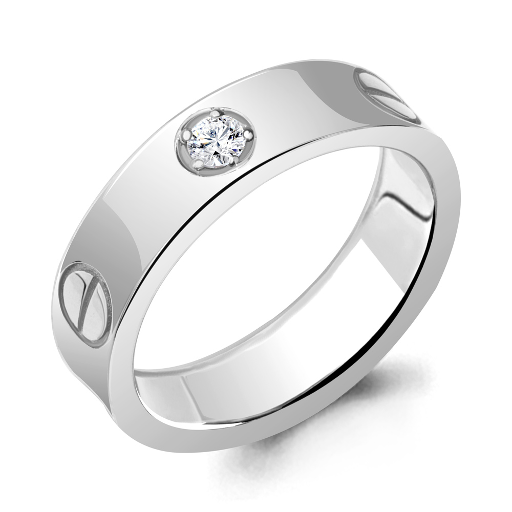 

Кольцо из белого золота с бриллиантом Aquamarine Aquamarine 964071_585_бз р. 17,5, 964071_585_бз