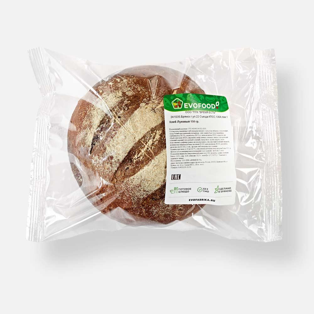 

Хлеб ржано-пшеничный Evofood Луковый, 150 г