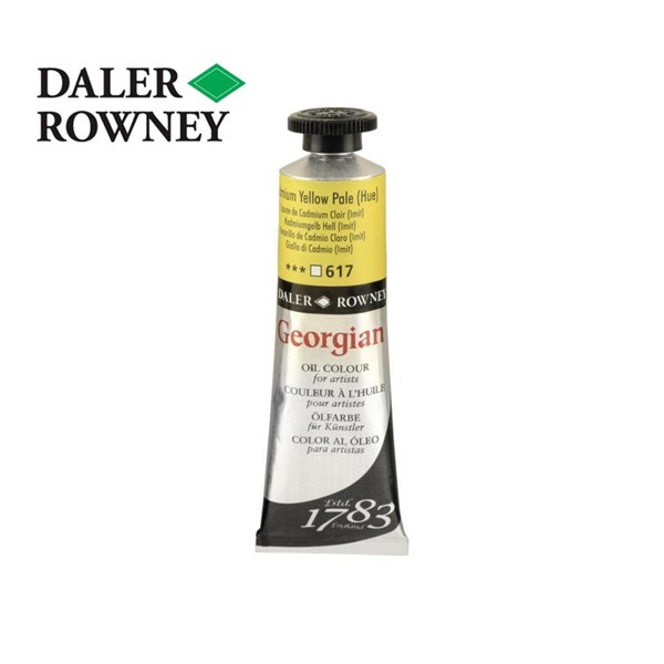 

Daler Rowney Краска масляная Daler-Rowney GEORGIAN 38мл 617 Кадмий желтый светлый (имитаци, Краска масляная Daler-Rowney GEORGIAN 38мл, 617 Кадмий желтый светлый (имитация)