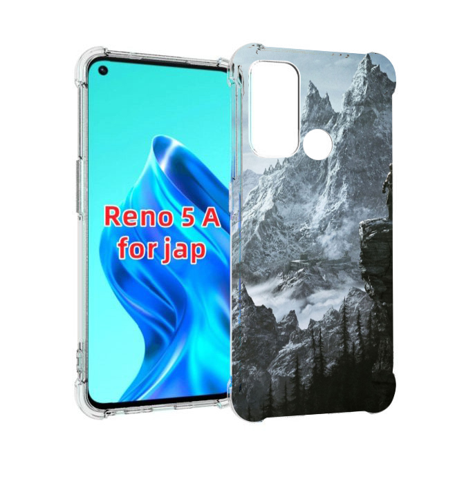 

Чехол MyPads The Elder Scrolls V Skyrim для Oppo Reno 5A, Прозрачный, Tocco