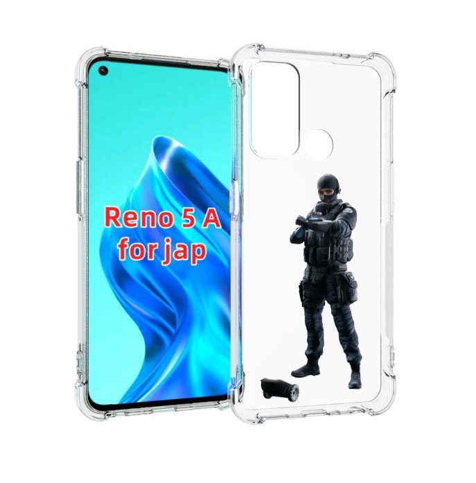 

Чехол MyPads Tom-Clancy's-Rainbow-Six-1 для Oppo Reno 5A, Прозрачный, Tocco