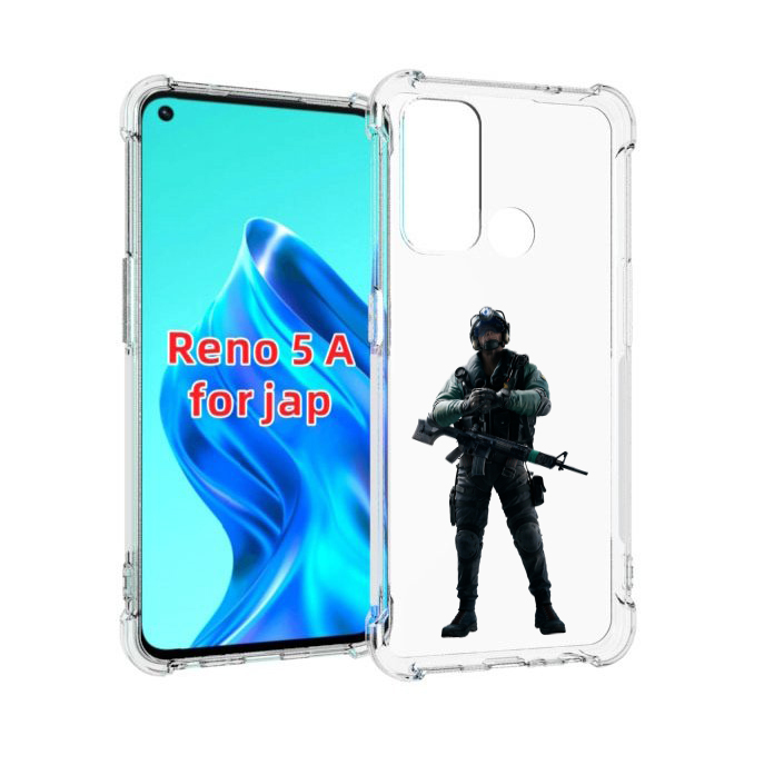 

Чехол MyPads Tom-Clancy's-Rainbow-Six-2 для Oppo Reno 5A, Прозрачный, Tocco