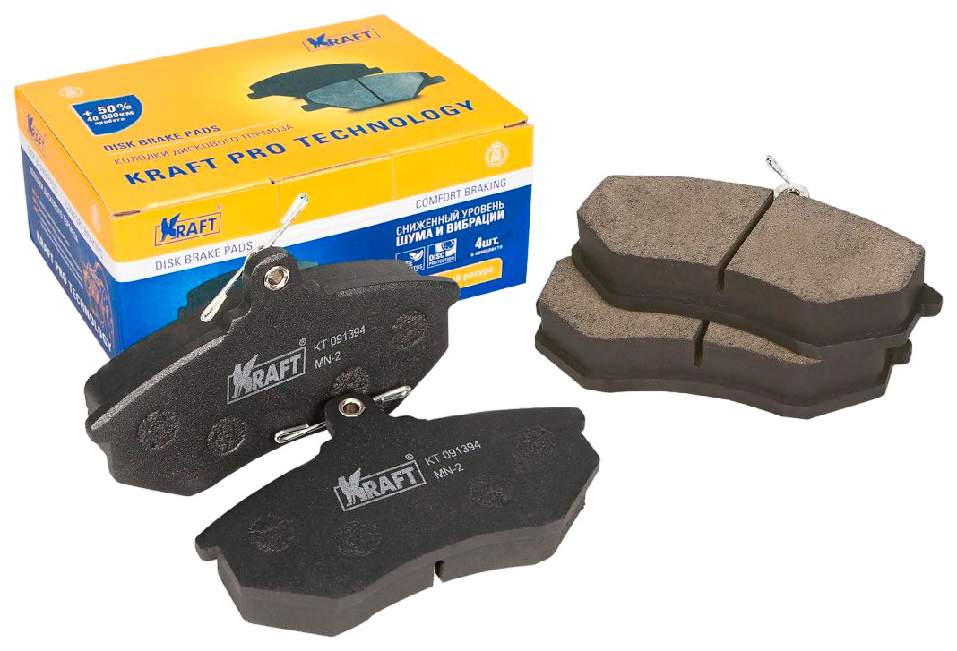 

Тормозные колодки KRAFT передние дисковые KT091394, KT091394