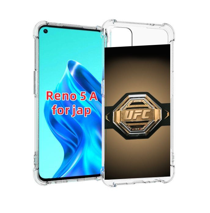 

Чехол MyPads UFC единоборства мужской для Oppo Reno 5A, Прозрачный, Tocco