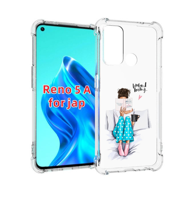 

Чехол MyPads Weekend-loading для Oppo Reno 5A, Прозрачный, Tocco