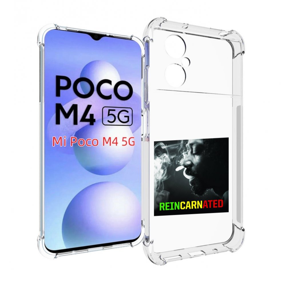 

Чехол Mypads Snoop Dogg Reincarnated Для Poco M4 5G, Прозрачный, Tocco