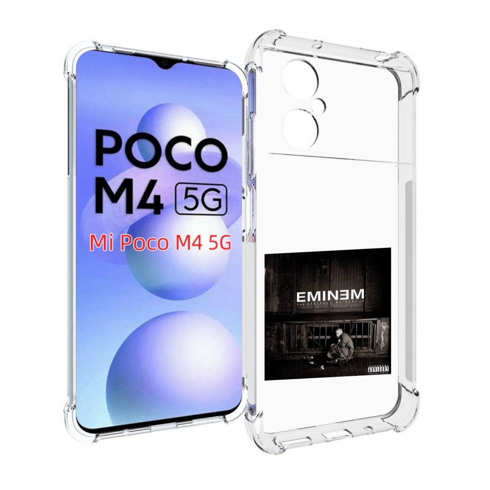 

Чехол Mypads The Marshall Mathers Lp Для Poco M4 5G, Прозрачный, Tocco