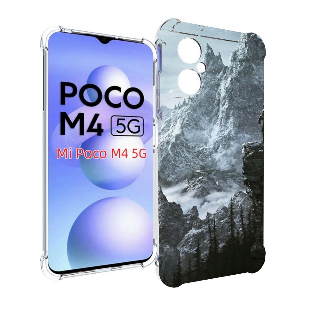 

Чехол Mypads The Elder Scrolls V Skyrim Для Poco M4 5G, Прозрачный, Tocco