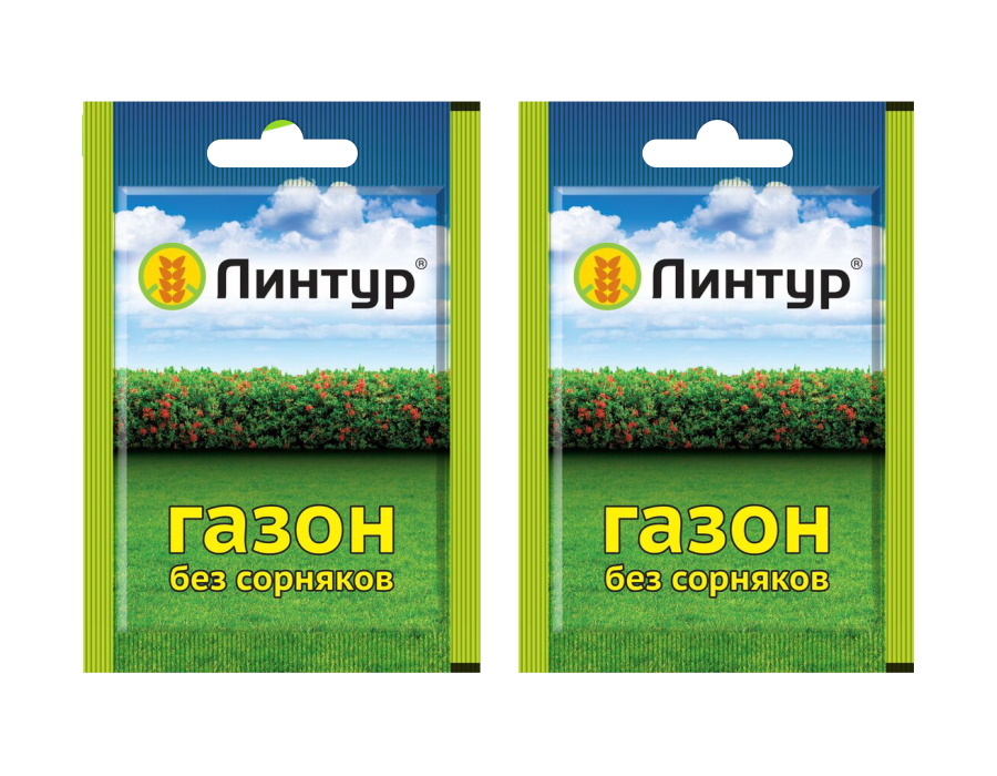 Комплект Гербицидное средство Зеленая аптека садовода Линтур 3,6 гр. x 2 шт.