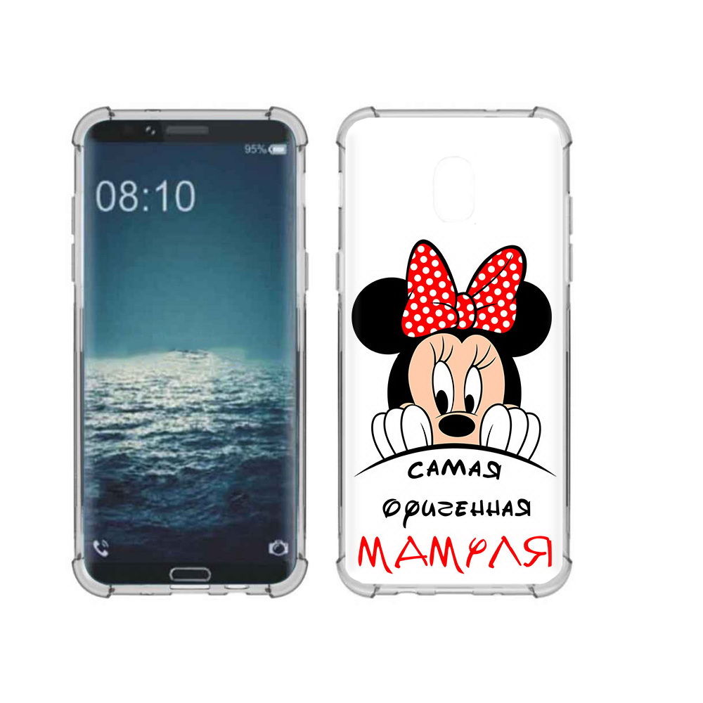 

Чехол MyPads Tocco для Samsung Galaxy J3 Самая лучшая мамуля Мини Маус (PT226926.574.152), Прозрачный, Tocco