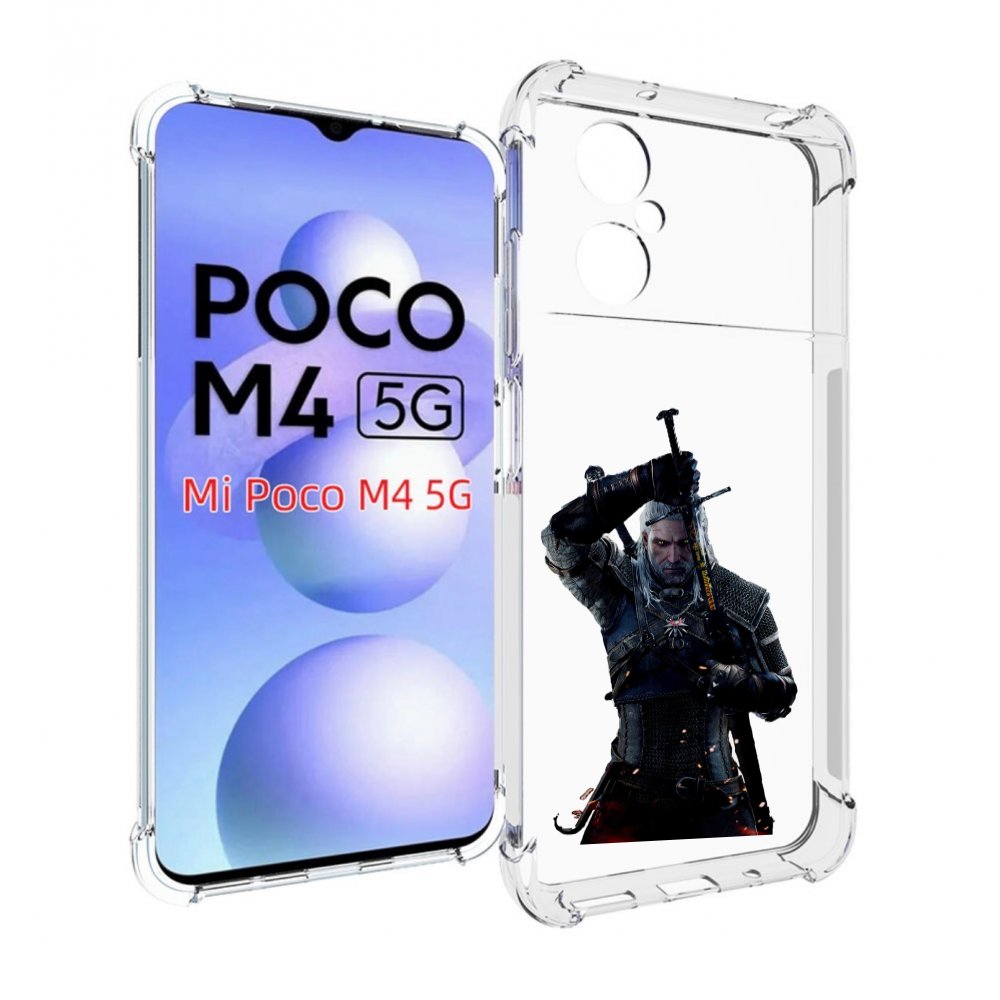 

Чехол Mypads The Witcher 3 Для Poco M4 5G, Прозрачный, Tocco