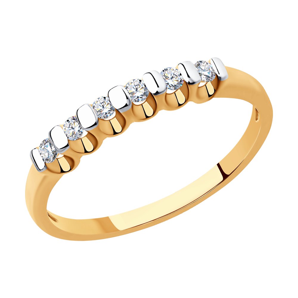 

Кольцо из красного золота с бриллиантом р. 18 Diamant 51-210-01318-1, 51-210-01318-1