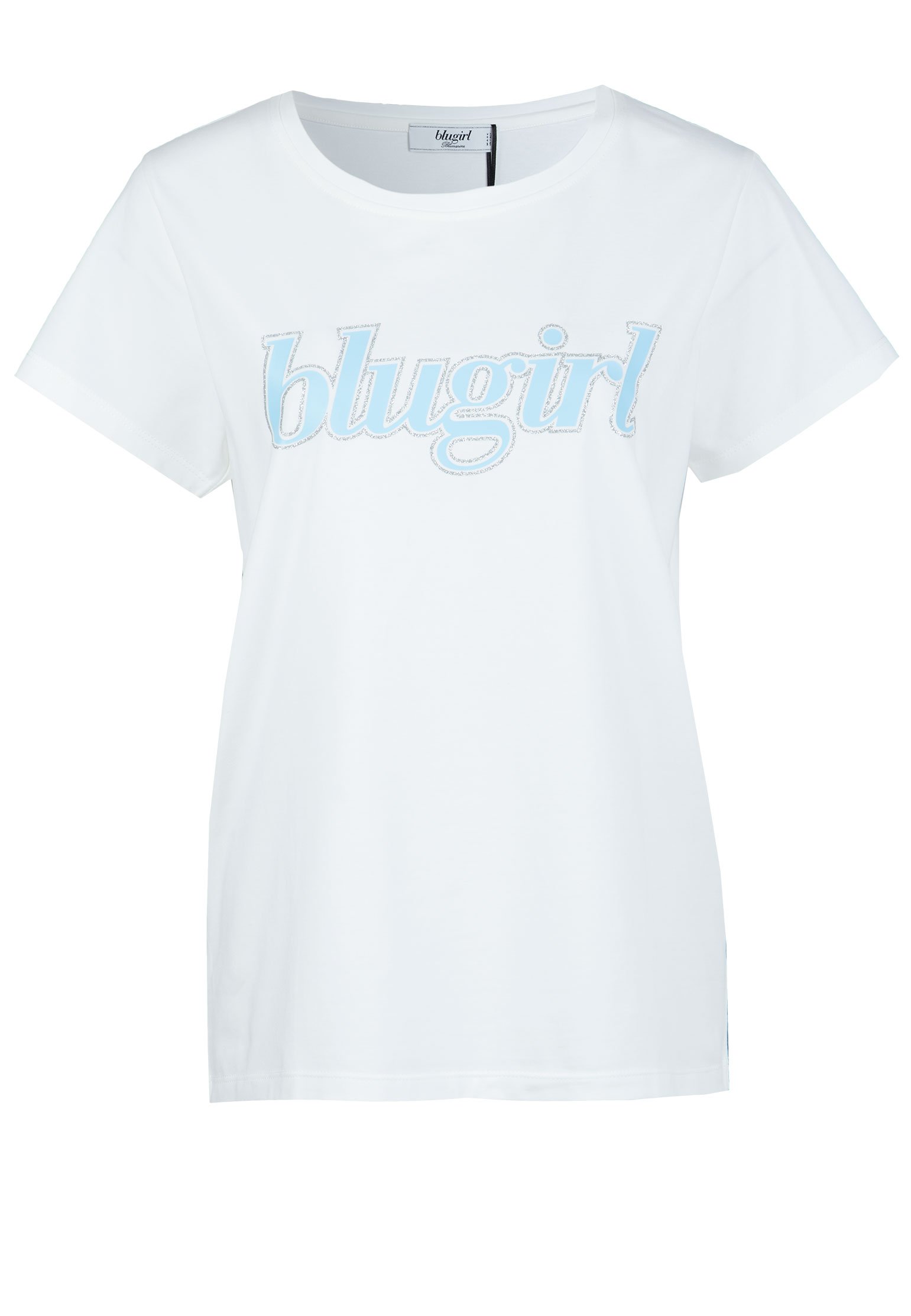 

Футболка женская Blugirl 106497 белая 38 IT, 106497