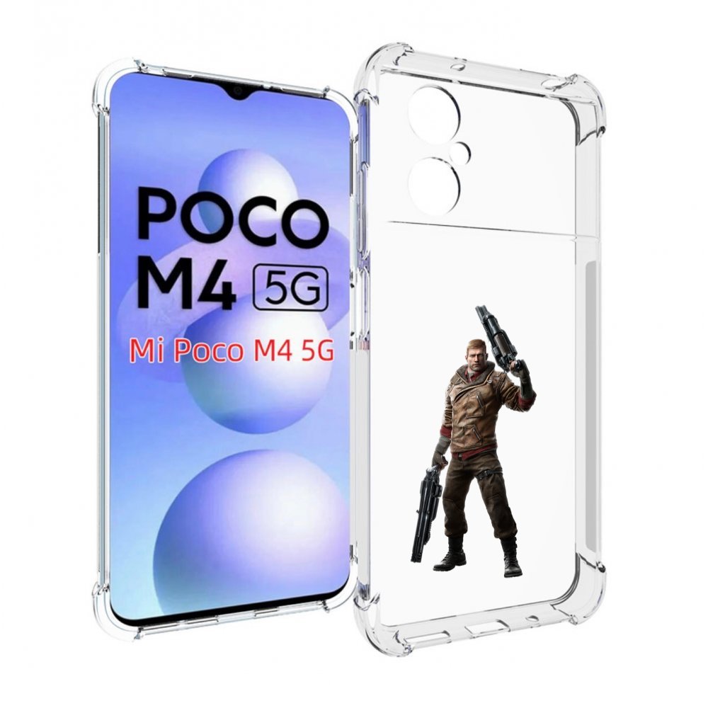 

Чехол MyPads Wolfenstein для Xiaomi Poco M4 5G, Прозрачный, Tocco