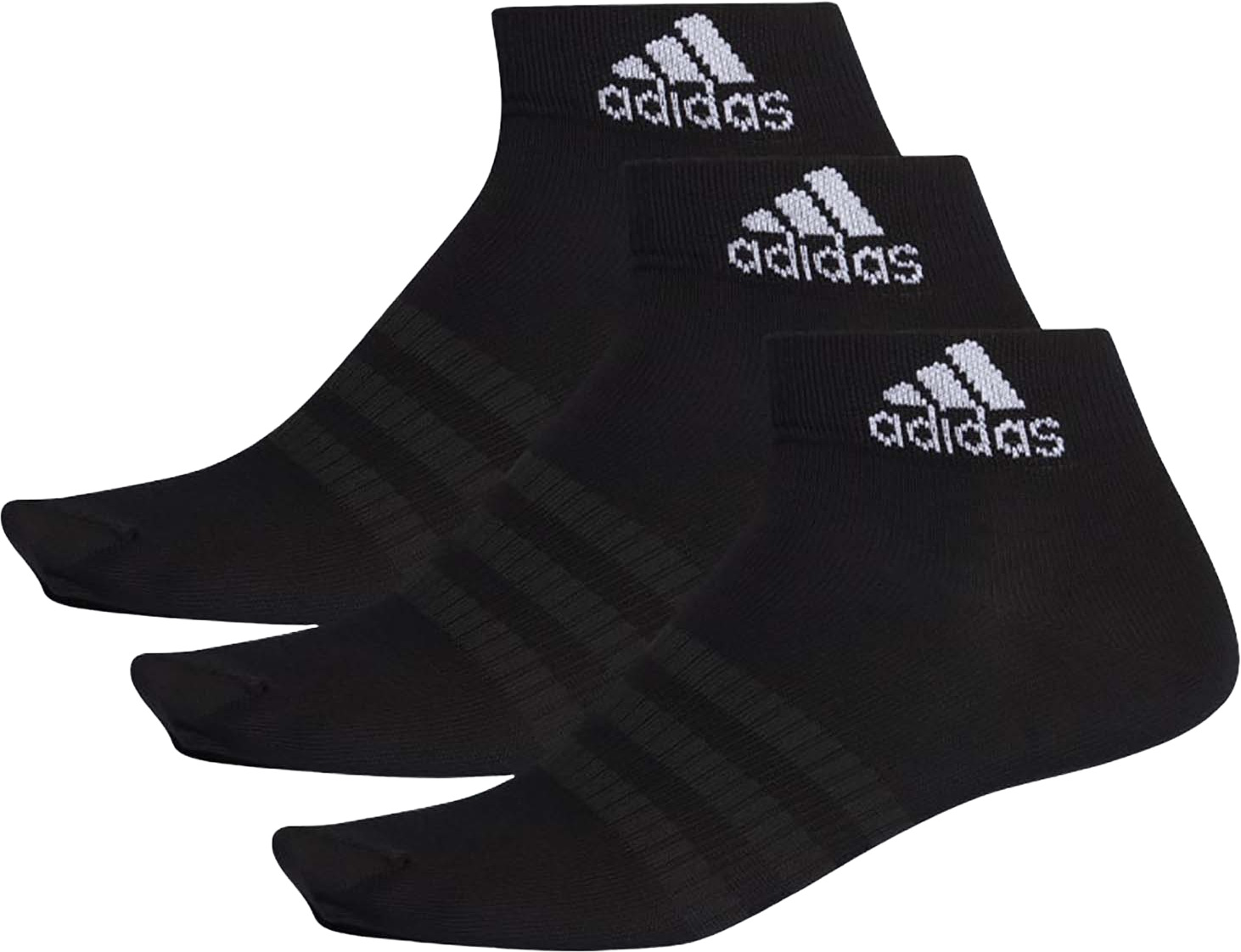 Комплект носков мужских Adidas Light Ank 3PP черных KM