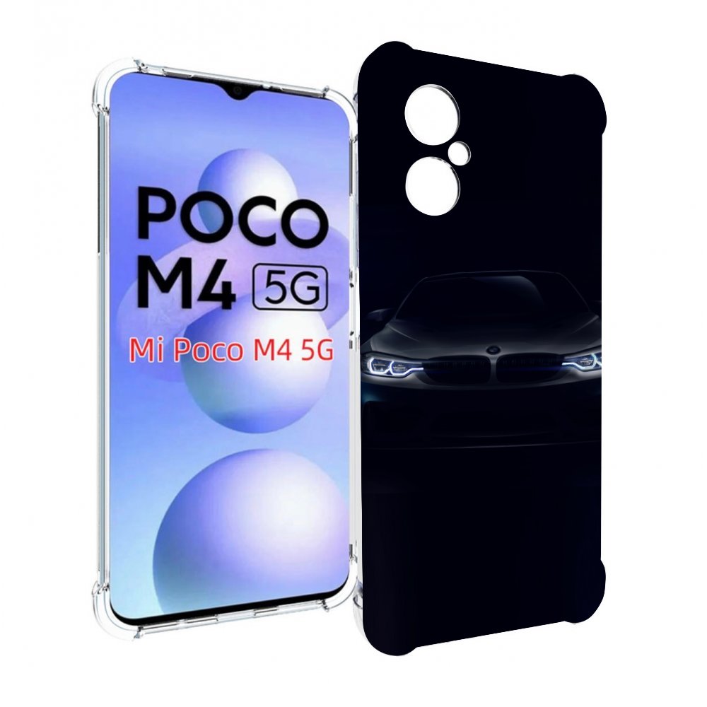 

Чехол Mypads Bmw 1 Мужской Для Poco M4 5G, Прозрачный, Tocco
