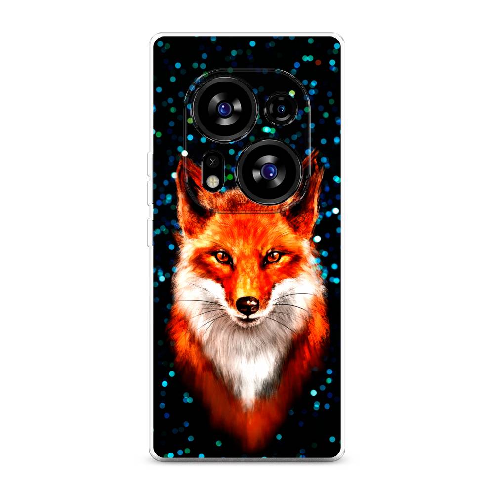 

Чехол Awog на Tecno Phantom X2"Волшебная лиса", Оранжевый;черный;белый, 303350-1