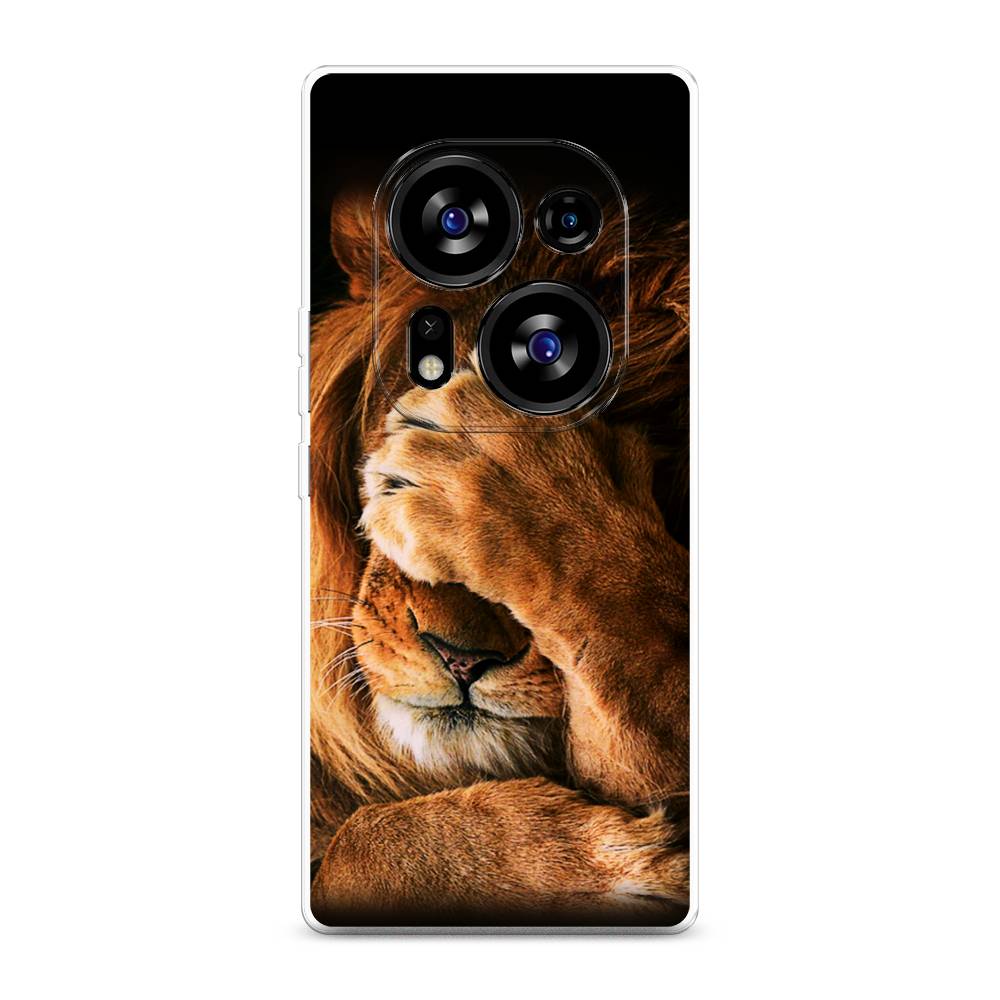 

Чехол Awog на Tecno Phantom X2"Львиный стыд", Коричневый;черный, 303350-1