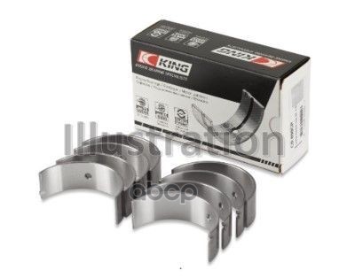 

KING CR4507SISTD CR4507SI STD_вкладыши шатунные к-кт! STD (4)\ Ford Duratec 2.3DOHC 05 (