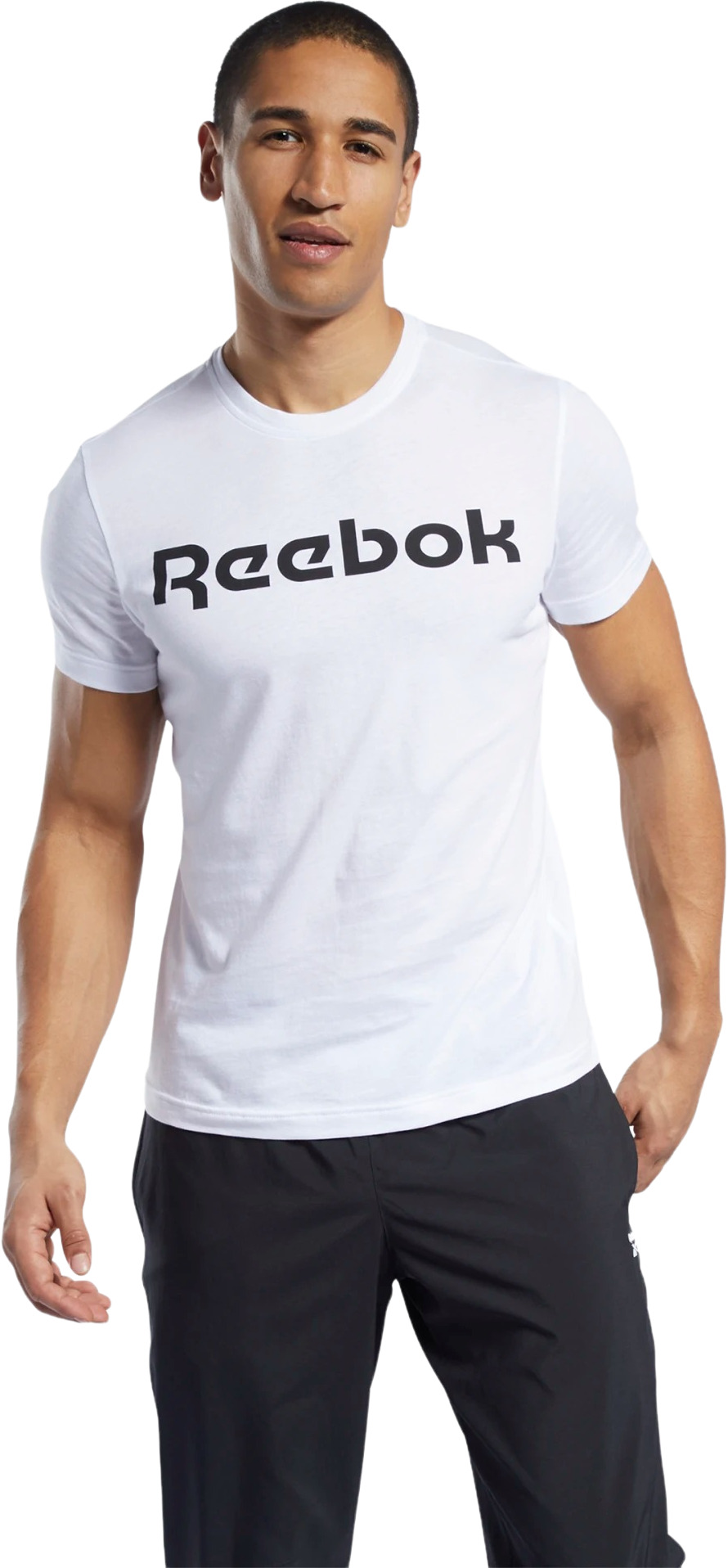 

Футболка мужская Reebok Gs Linear Read Tee белая 3XL, Gs Linear Read Tee