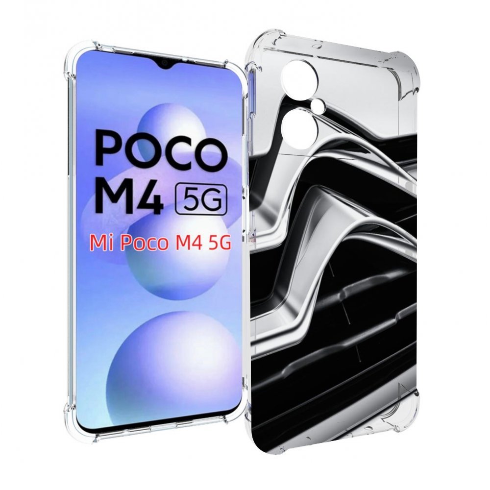 

Чехол Mypads Citroen Мужской Для Poco M4 5G, Прозрачный, Tocco