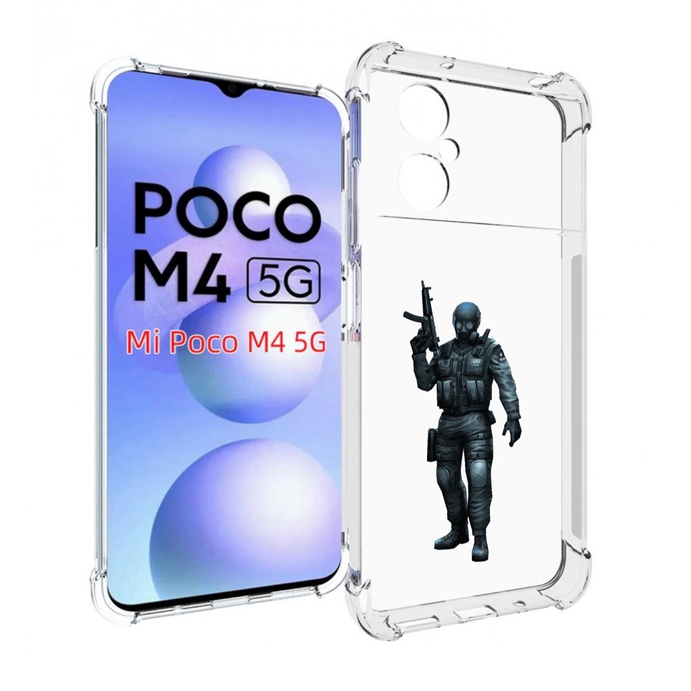 

Чехол MyPads crossfire для Xiaomi Poco M4 5G, Прозрачный, Tocco