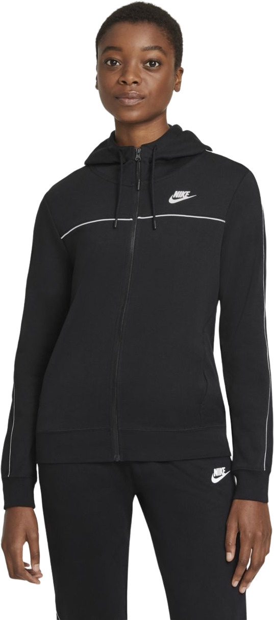 

Толстовка женская Nike W Sportswear Millennium Full-Zip Hoodie черная XS, Черный, W Sportswear Millennium Full-Zip Hoodie