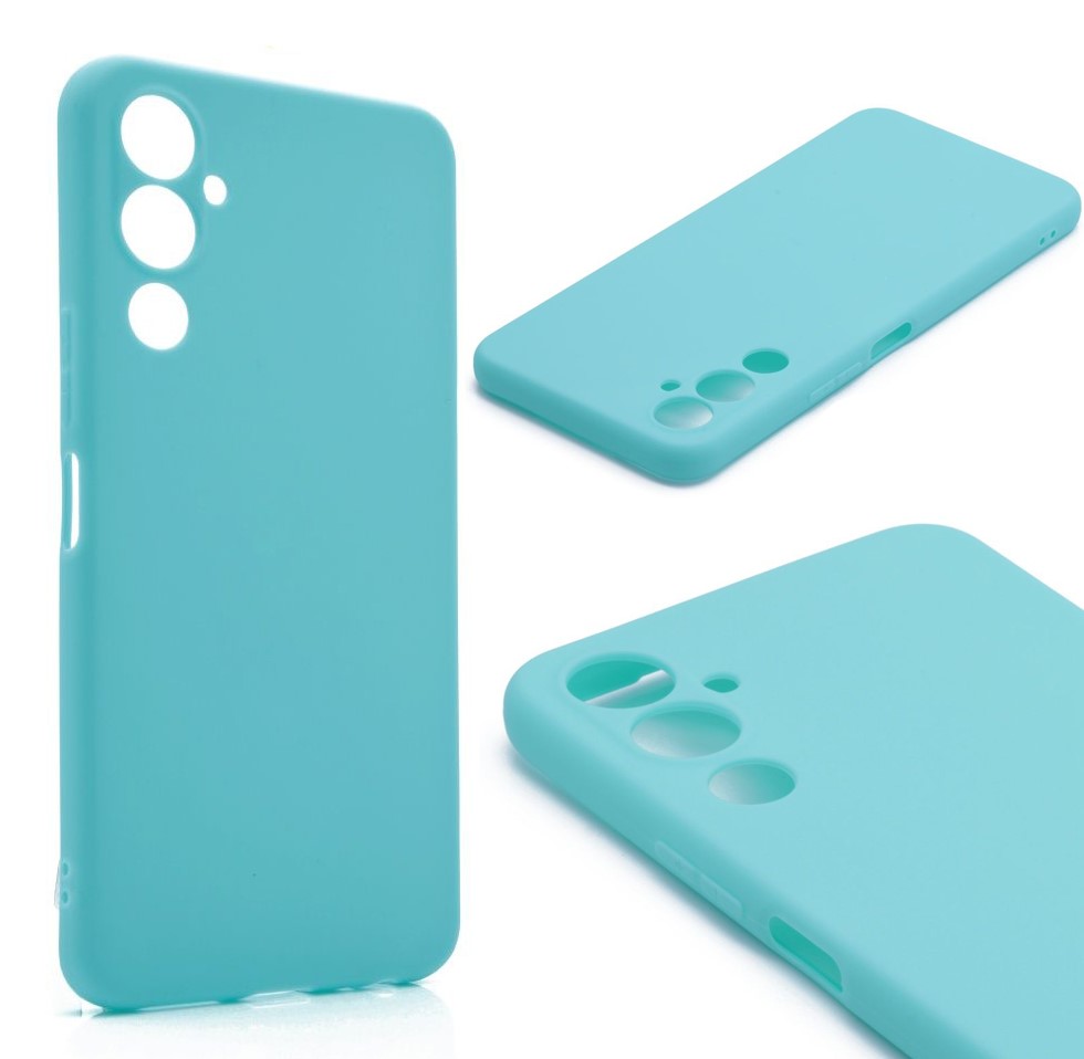 

Силиконовый чехол TPU Case матовый для Tecno Pova 4 бирюзовый