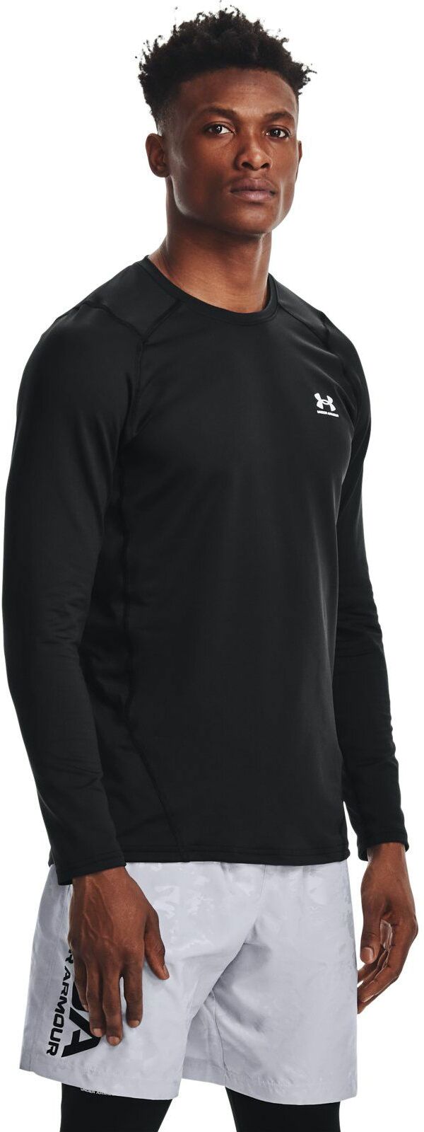 

Лонгслив домашний мужская Under Armour Cg Fitted Crew черная 2XL, Cg Fitted Crew