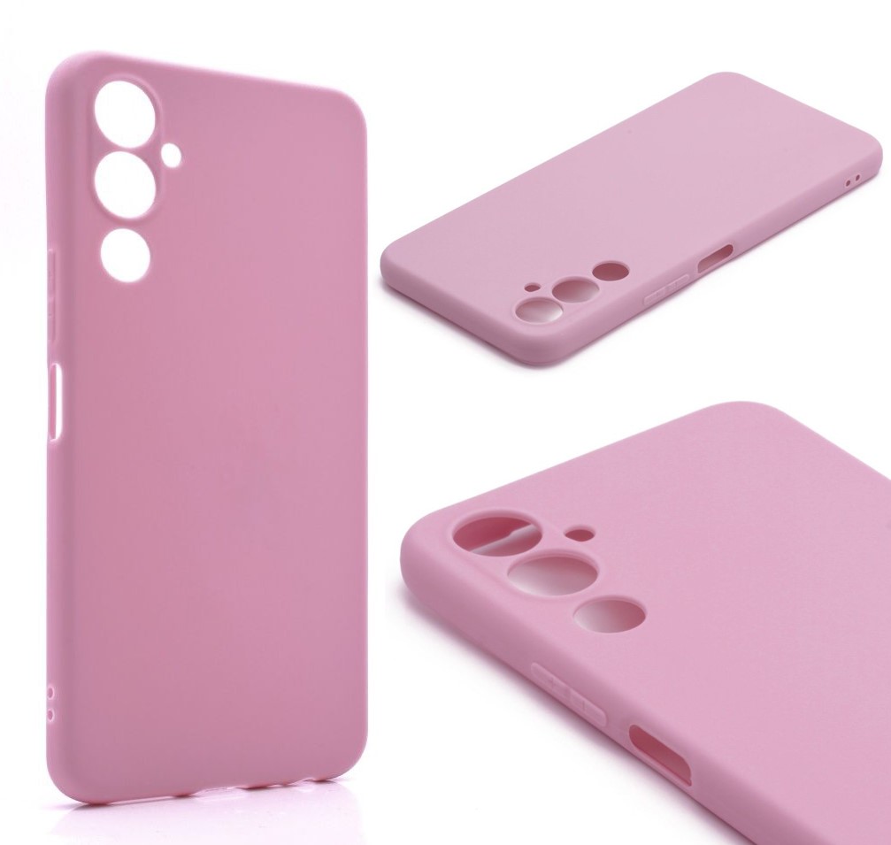 

Силиконовый чехол TPU Case матовый для Tecno Pova 4 пыльно-розовый