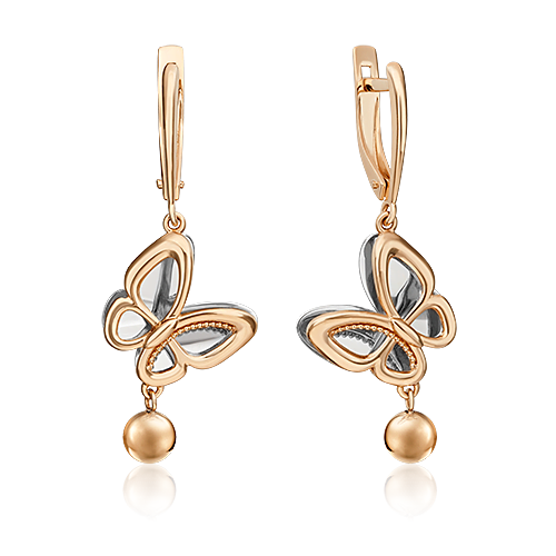 

Серьги из красного золота PLATINA jewelry 02-4825-00-000-1111_0, 02-4825-00-000-1111_0